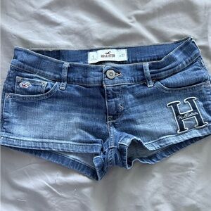 SOLD Hollister Blue Denim Women’s Short Shorts